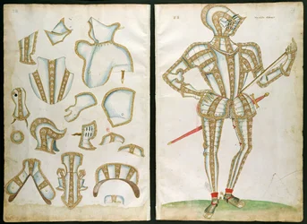 Suit of Armour for My Lorde Skrope, from 