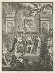 Mary Stuart Hands the Command Staff to William III