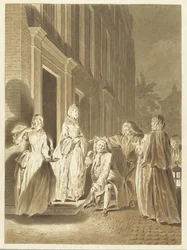 Scene from Lubbert Lubbertse, or the Ennobled Farmer