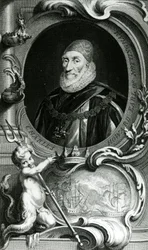 Portrait of Charles Howard, Earl of Nottingham, illustration from 
