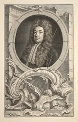 Portrait of Sidney, Earl of Godolphin, illustration from 
