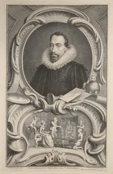 Portrait of Sir Francis Walsingham, illustration from 