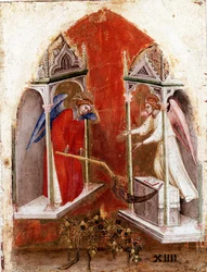 Polyptych of Apocalypse: inner left panel. The harvest