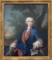The soprano castrate Carlo Broschi, called Farinelli (1705-1782)