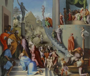 Joseph with Jacob in Egypt, Probably 1518