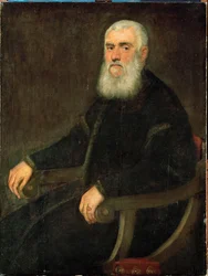 Man with White Beard in an Armchair