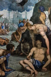 St. Augustine heals the lame (detail)