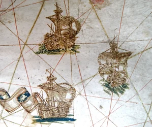 Renaissance map of Europe, Jacopo Russo (after), 1528