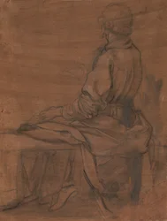 Seated Man Seen from Behind