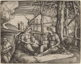 Holy Family with Saint Elizabeth and the Infant Saint John the Baptist