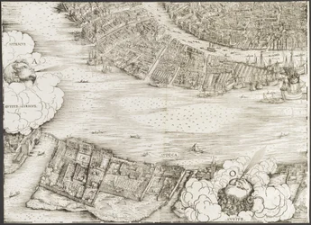 View of Venice (lower left block)