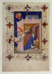 Hours of Notre Dame: Matins, The Annunciation, from the 