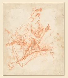 Warrior Kneeling by a Trophy