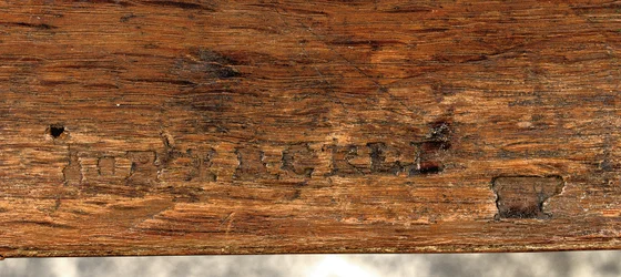 Detail of a late Louis XV commode, third quarter of the 18th century (detail)