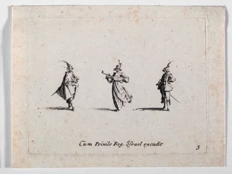 A Lady Making Music and Two Cavaliers