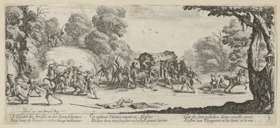 Attack on a Stagecoach, Plate 8 from the series "The Horrors of War"