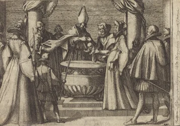 Baptism of the Prince of Spain [verso]
