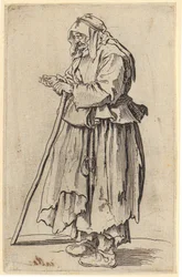 Beggar Woman with Her Alms, Plate 23 from the series "The Beggars"