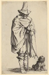 Blind Man and His Dog, Plate 22 from the Series “The Beggars”