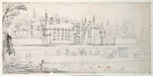 Chateau de Chantelou, in the valley of the Orge, between Linas and Chestres