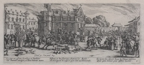 Devastation of a Monastery, from 