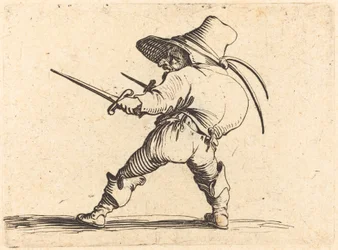Duellist with Sword and Dagger