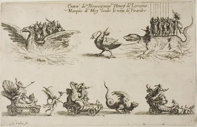 Entry of Monseigneur Henry de Lorraine, Marquis de Moy, under the Name of Pirandre, from The Combat at the Barrier