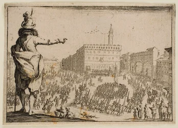 Festival on the Piazza Signoria at Florence, from 
