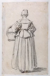 Figure facing backwards