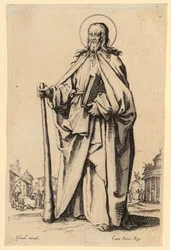 Saint James the Less, Plate 9 from the series "Jesus, the Twelve Apostles and Mary"