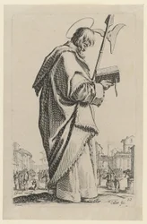 Saint Matthias, Sheet 13 from the Series "Jesus, the Twelve Apostles and Mary"
