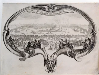 Nautical Jousts on the Arno in Florence on 25 July 1619
