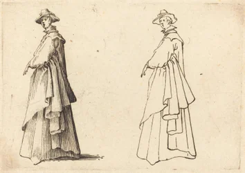 Lady in a Large Coat