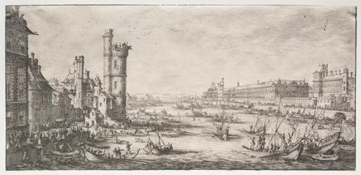 The Two Great Views of Paris: View of the Louvre