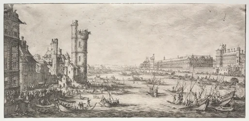 Les Deux Grandes Vues de Paris: Vue du Louvre