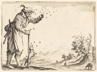 Peasant Attacked by Bees
