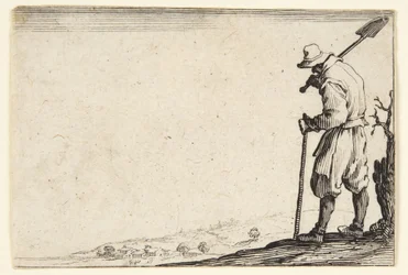 Peasant Carrying a Spade on his Shoulder