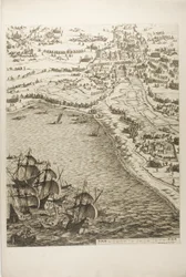 Plate Six from The Siege of La Rochelle