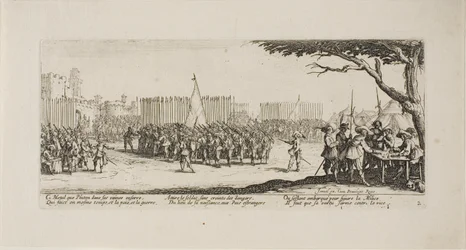 Recruitment of Troops (plate two from The Miseries of War)