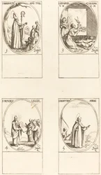 St. Mansuetus; Sts. Serapia and Erasma; Moses; St. Bertin, Abbot