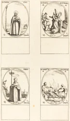 St. Othilia; Sts. Nicasius & Eutropia; St. Agnelus; Sts. Thyrs