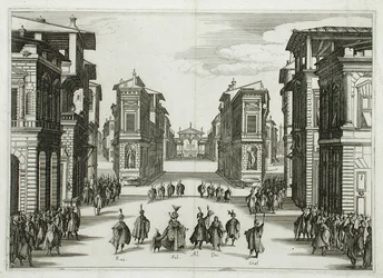 Stage Design for “Il Solimano,” Act IV