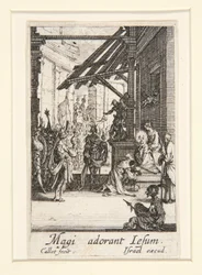 The Adoration of the Magi, no. 8 from The Life of the Virgin