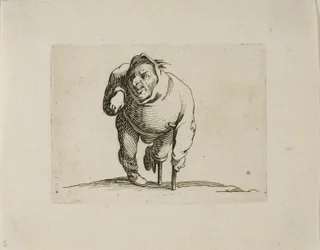The Cripple with a Crutch and a Wooden Leg, from Varie Figure Gobbi