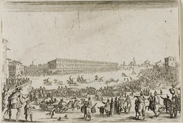 The Horse Race at the Pitti Palace, in Florence, from The Caprices