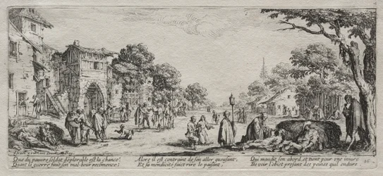 The Large Miseries of War: The Beggars and the Dying