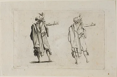 The Man Seen from the Back, Right Arm Raised, from The Caprices