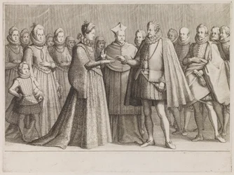 The Marriage of Ferdinand I to Christine of Lorraine, from the series “The Life of Ferdinand de