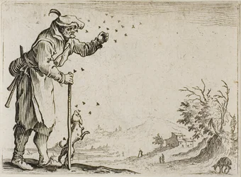 The Peasant Attacked by Bees, from The Caprices