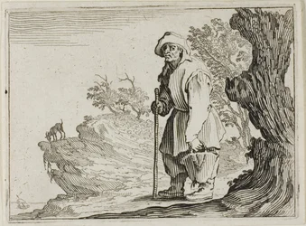 The Peasant Carrying his Bag, from The Caprices